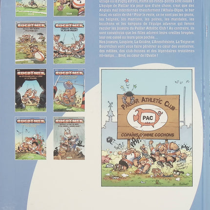Les Rugbymen – Tome 1 – On va leur mettre les poings sur les yeux ! – Béka & Poupard – BD humour rugby - Livre BD