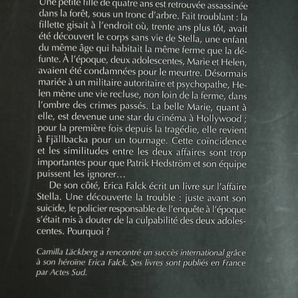 La Sorcière Camilla Läckberg Roman policier thriller scandinave - Livre