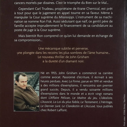 Le Contrat – John Grisham – Thriller juridique – Avocat, justice, corruption et suspense - Livre
