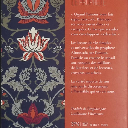 Le Prophète – Khalil Gibran, poésie philosophique, spiritualité, amour et sagesse universelle - Livre