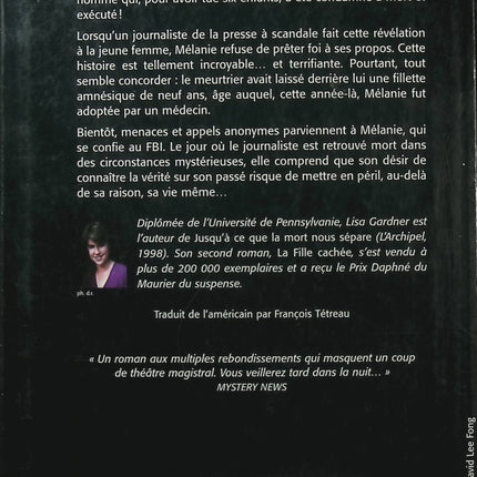 La fille cachée - Lisa Gardner - Thriller psychologique - Tueur en série - Secret de famille - FBI - Suspense - Livre