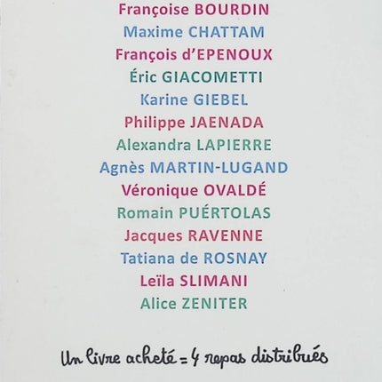 13 à Table ! – Françoise Bourdin – Recueil de nouvelles collectif solidaire des Restos du Cœur – Littérature contemporaine - Livre