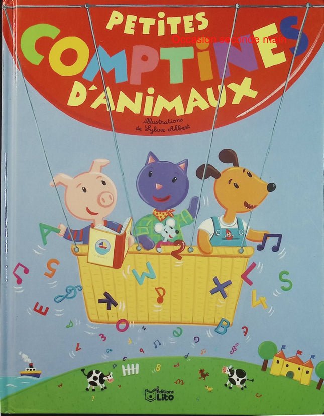 Petites comptines d'animaux | Sylvie Albert | Album jeunesse d'occasion - Livre
