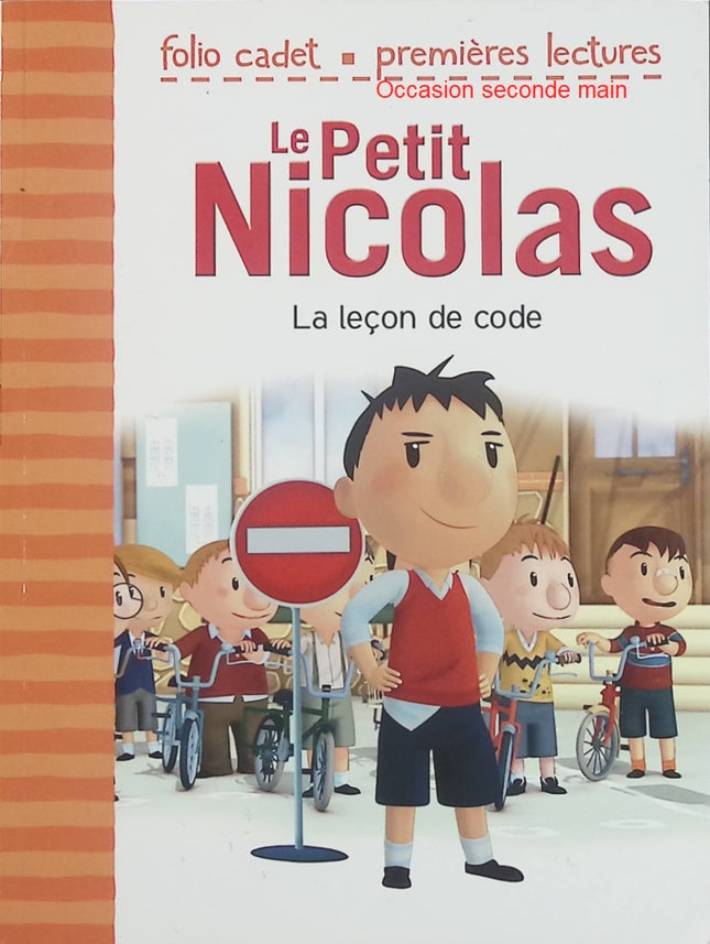 Le Petit Nicolas Tome 8 - La Leçon de code - Emmanuelle Kecir-Lepetit - Roman jeunesse d'occasion - Livre
