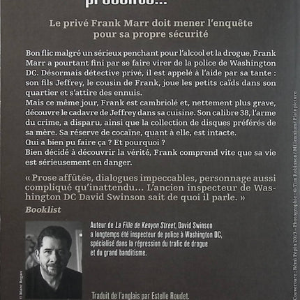 Le Chant du crime – David Swinson – Polar américain – Frank Marr, meurtre, enquête et suspense - Livre