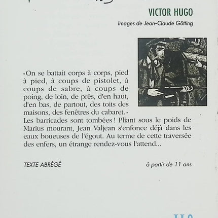 Les Misérables Tome 3 – Gavroche – Victor Hugo – Roman historique et fresque sociale de la France du XIXe siècle - Livre