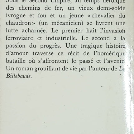 Les Chevaliers du chaudron – Henri Vincenot – Roman historique sur les débuts du chemin de fer – Livre d'occasion - Livre