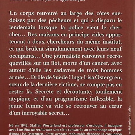 L'Institut de recherches – Une enquête d'Inga-Lisa Östergren – Staffan Westerlund - Livre