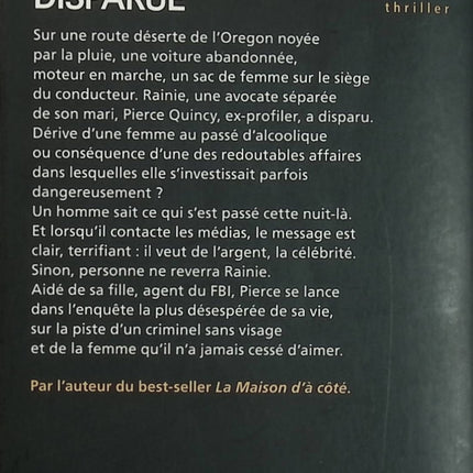Disparue Lisa Gardner Thriller policier suspense- Livre