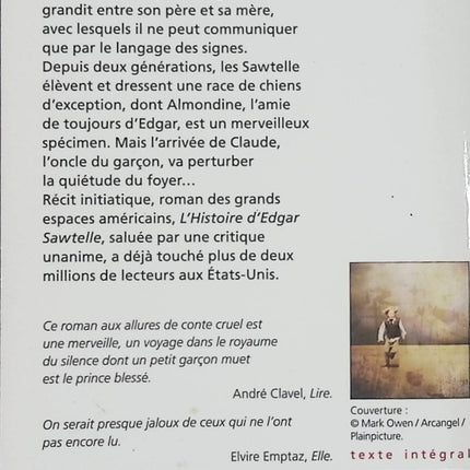 L'Histoire d'Edgar Sawtelle – David Wroblewski – Roman familial et initiatique – Livre d'occasion - Livre