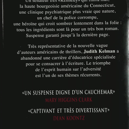 Un Dernier Baiser – Judith Kelman – Roman psychologique entre suspense et drame familial - Livre