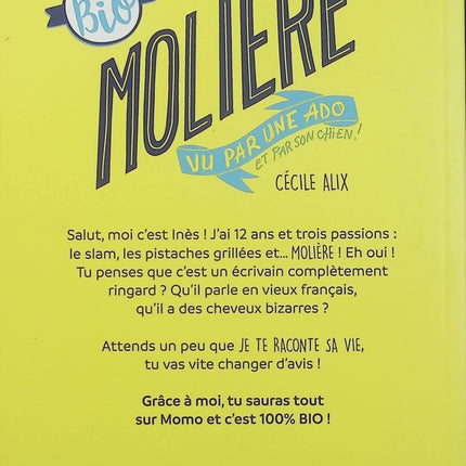 Molière vu par une ado – Cécile Alix – Biographie romancée jeunesse – Théâtre – Dès 9 ans - Livre