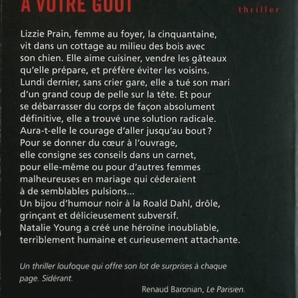Assaisonnez à votre goût - Ou comment cuisiner votre mari - Natalie Young - Roman noir d'occasion - Livre