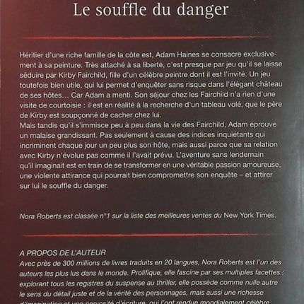 Le Souffle du danger - Nora Roberts - Thriller romantique entre incendies criminels, enquête et passion - Livre