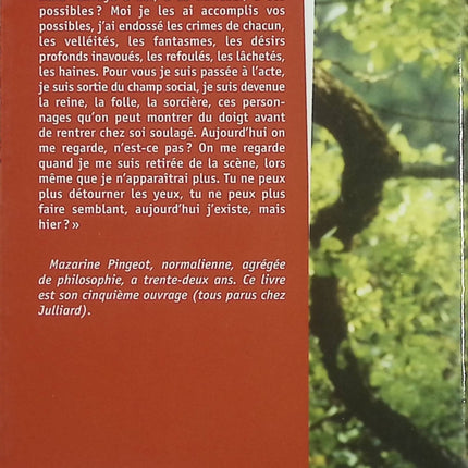 Le Cimetière des poupées – Mazarine Pingeot – Roman psychologique sombre – récit d’une infanticide et descente aux enfers - Livre
