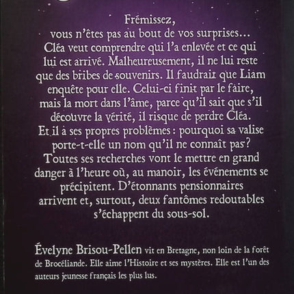 Le Manoir Tome 2 - Cléa et la porte des fantômes - Évelyne Brisou-Pellen - Roman jeunesse fantastique - Fantômes - Mystère - Livre