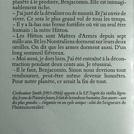 Puissances de l'espace – Tome 3 – Cordwainer Smith – Science-fiction, Les Seigneurs de l'Instrumentalité - Livre