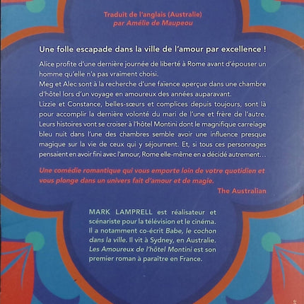 Les Amoureux de l’Hôtel Montini – Mark Lamprell – comédie romantique, destin croisé et amour à Rome - Livre