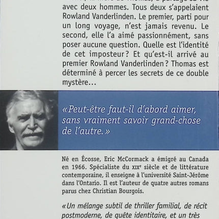 L'Épouse hollandaise – Eric McCormack – Roman à suspense psychologique – Secrets de famille – Thriller littéraire - Livre