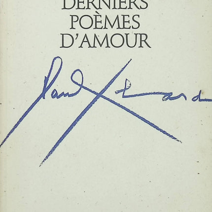 Derniers poèmes d’amour – Paul Éluard – recueil de poésie surréaliste et amour lyrique - Livre