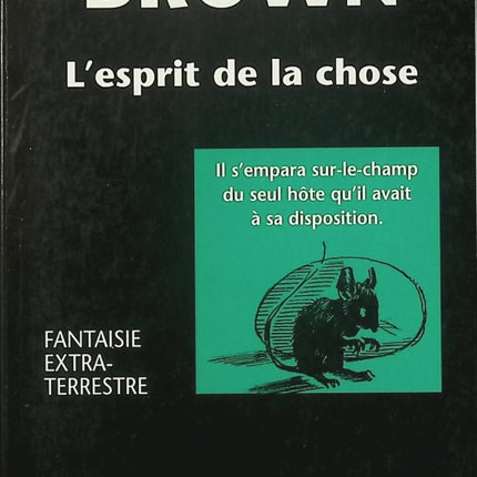 L'esprit de la chose - Fredric Brown - Roman science-fiction fantastique d'occasion - Livre