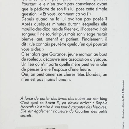 L'école des mamans heureuses - Sophie Horvath - Roman feel-good sur la maternité - Livre d'occasion - Livre