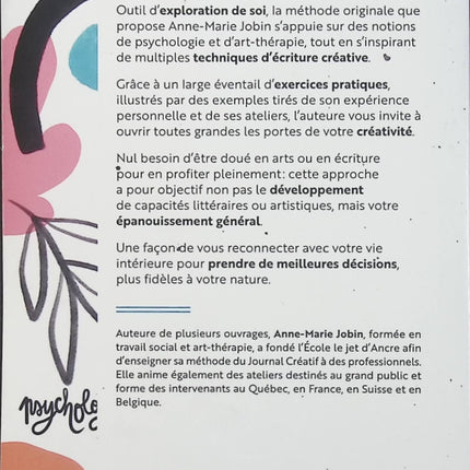 Le nouveau journal créatif d'Anne-Marie Jobin – Développement personnel, écriture intuitive, dessin et collage pour mieux se connaître - Livre
