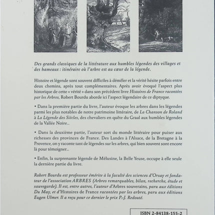 Légendes de France contées par les arbres - Robert Bourdu - légendes françaises arbres nature patrimoine folklore traditions - Livre