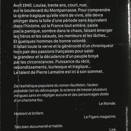 Miroir de nos peines Pierre Lemaitre - Roman historique, guerre, exode et Seconde Guerre mondiale - Livre