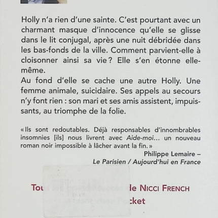 Aide-moi – Nicci French – Thriller psychologique – Livre d'occasion - Livre