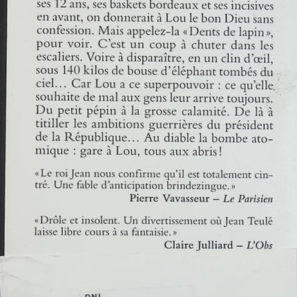 Gare à Lou ! – Jean Teulé – Roman fantastique et satire d'occasion - Livre