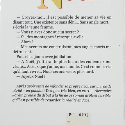Joyeux Noël – Alexandre Jardin – roman contemporain, comédie romantique et magie de Noël - Livre