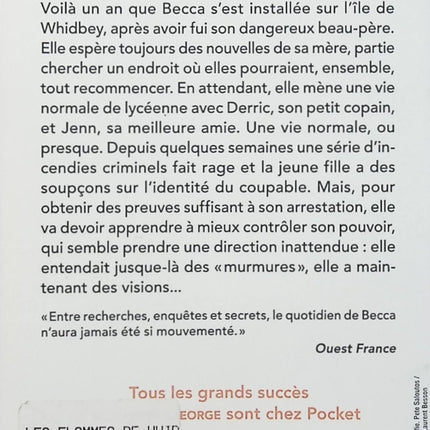 Les Flammes de Whidbey – Elizabeth George – Roman policier et thriller psychologique entre secrets, enquête et tensions familiales - Livre