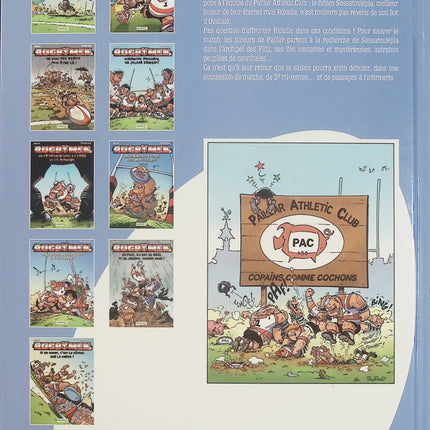 Les Rugbymen – Tome 9 – Si on gagne, c'est le gâteau sur la cerise ! – Béka, Poupard & Maëla Cosson – BD humour rugby - Livre BD