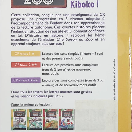 Une saison au zoo – Bravo Kiboko ! – Audrey Forest – Première lecture jeunesse sur les animaux du zoo, les aventures des soigneurs et la vie des éléphants - Livre