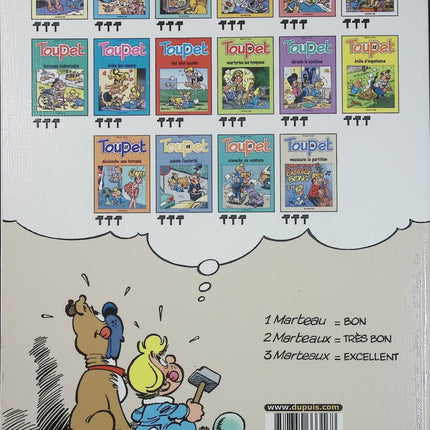 Toupet - Tome 16 - Toupet massacre la partition - Godard et Blesteau - BD d'occasion - Humour jeunesse Dupuis - Livre BD