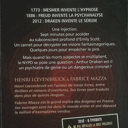 Sérum - Saison 1 Tome 2 - Fabrice Mazza & Henri Loevenbruck - Thriller policier d'occasion - Enquête et suspense - Livre
