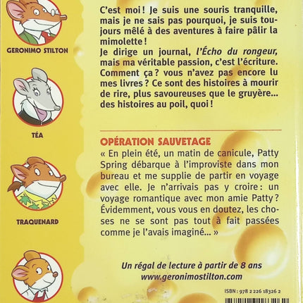 Geronimo Stilton – Tome 39 – Opération sauvetage – Roman jeunesse d'aventure dès 8 ans - Livre