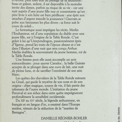 La Légende arthurienne - Le Graal et la Table Ronde - Robert Laffont - Livre
