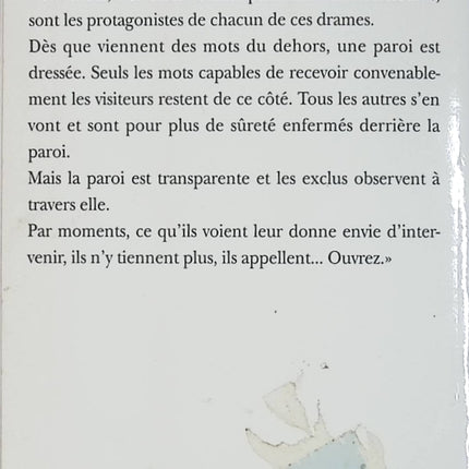 Ouvrez - Nathalie Sarraute - Roman du Nouveau Roman d'occasion - Livre