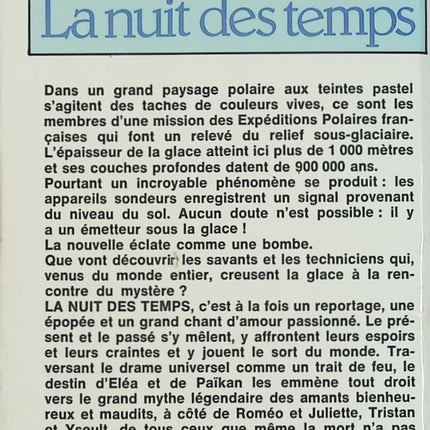 La Nuit des temps René Barjavel Roman science-fiction aventure amour - Livre