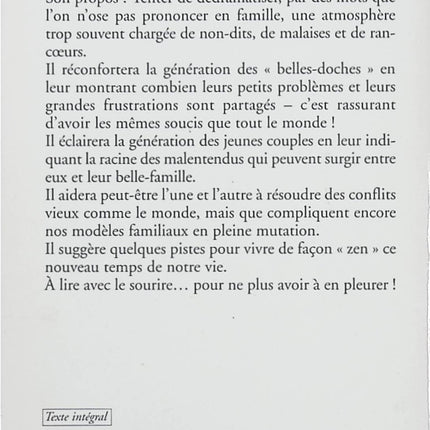 Nous, les belles-mères – C. Collange, essai humoristique sur la famille recomposée, les relations avec les beaux-enfants et la vie de belle-mère - Livre