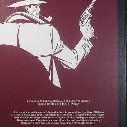 Harry Dickson Tome 3 – Le Vampire aux yeux rouges – Luana Vergari, Doug Headline, Onofrio Catacchio – BD policière fantastique, vampire, enquête et mystère - Livre BD
