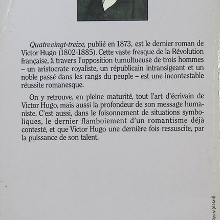 Quatre-Vingt-Treize – Victor Hugo – Roman historique sur la Révolution française - Livre