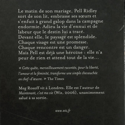 La Balade de Pell Ridley – Meg Rosoff – Roman ado historique – Cheval, liberté et aventure - Livre