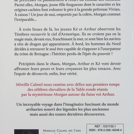 Morgan des brumes – L’Épée du pouvoir – Mireille Calmel – Tome 1 – Arthur, Excalibur et légende arthurienne - Livre