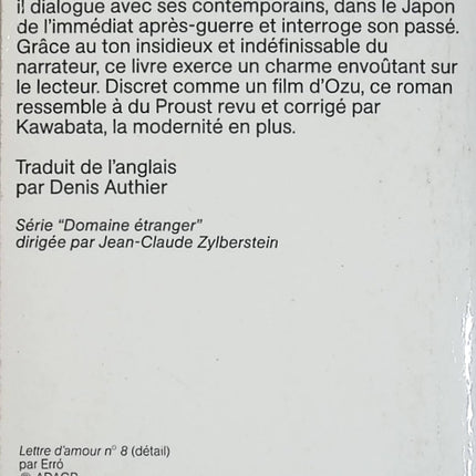 Un artiste du monde flottant - Kazuo Ishiguro - Roman japonais contemporain d'occasion - Livre