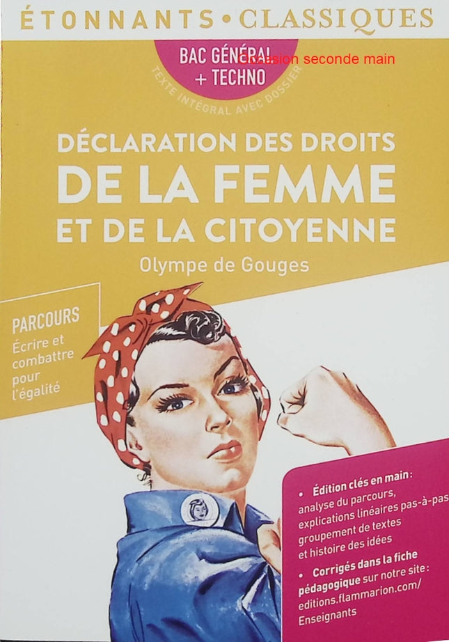 Déclaration des droits de la femme et de la citoyenne – Olympe de Gouges – Texte fondateur féministe (Étonnants Classiques) - Livre