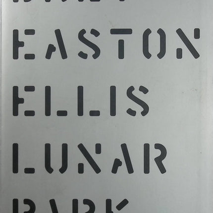 Lunar Park – Bret Easton Ellis – roman américain contemporain, thriller psychologique, horreur, fiction et mise en abyme - Livre