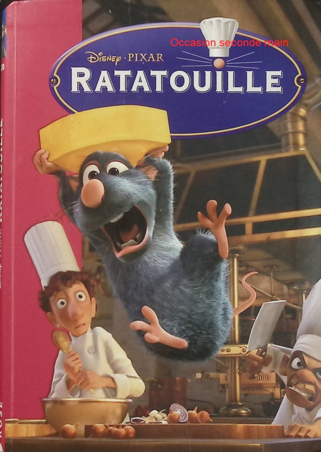 Ratatouille – Disney Bibliothèque Rose – Roman jeunesse Rémy le rat cuisinier, aventure et cuisine à Paris - Livre